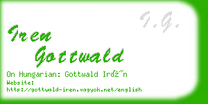 iren gottwald business card